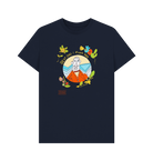 Navy Blue Printed T-shirt