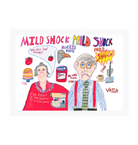 White Frame Framed art print Front