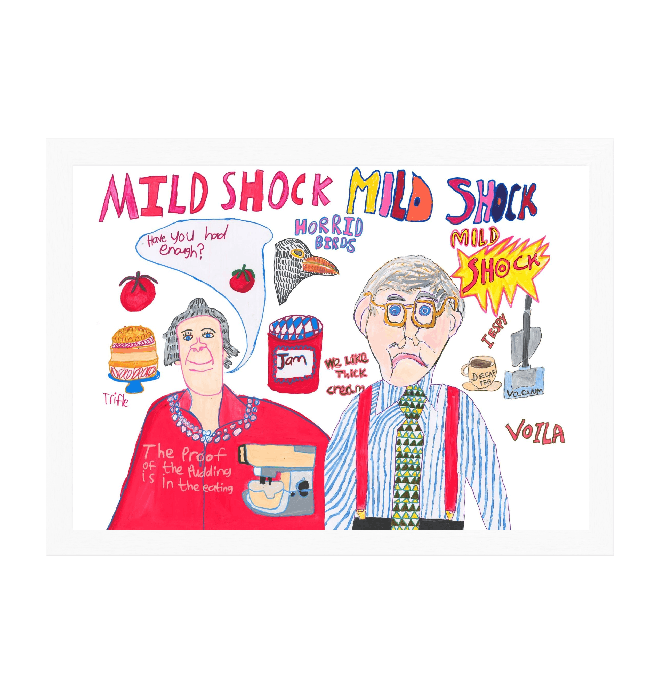 White Frame Framed art print Front