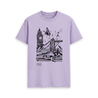 Lilac Printed T-shirt Front