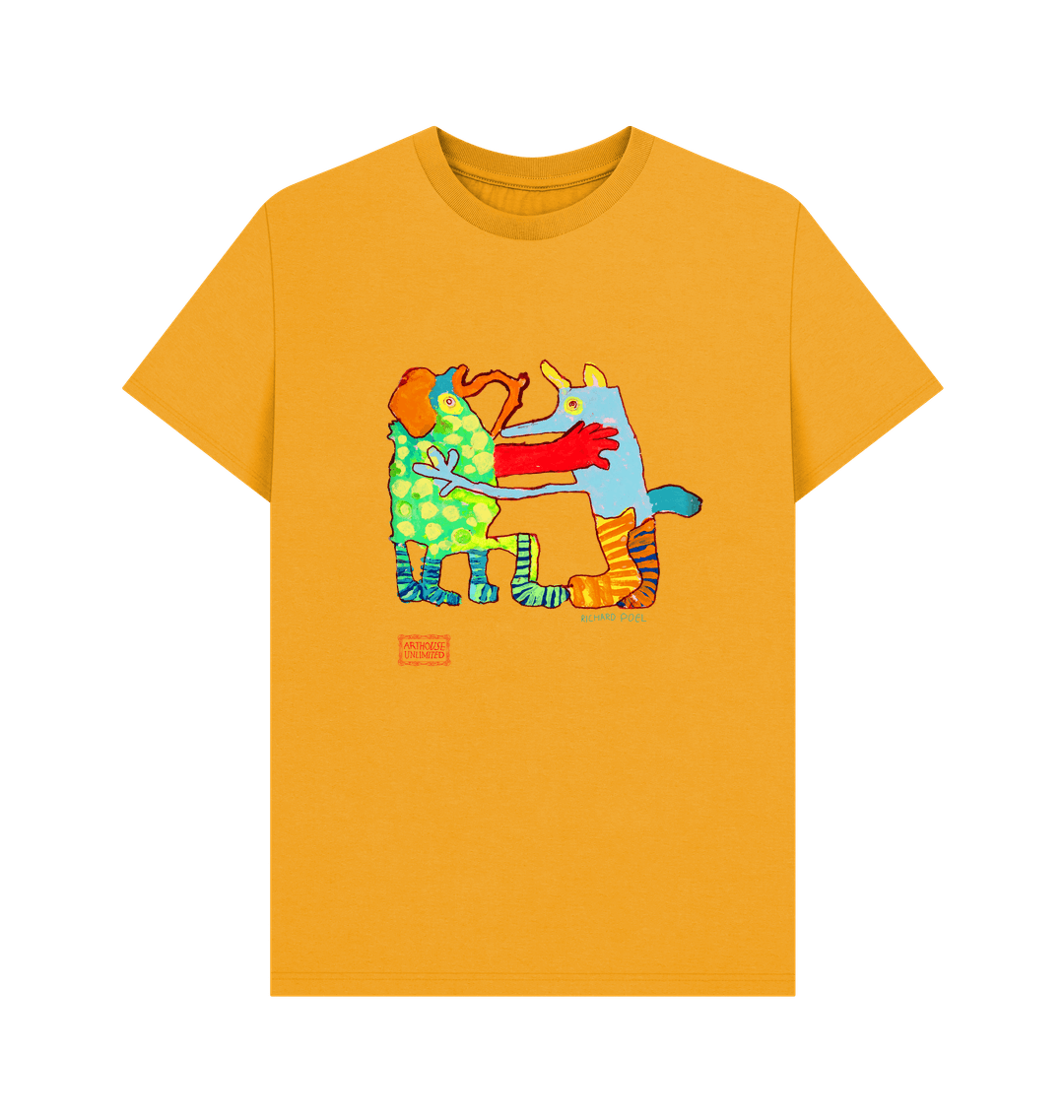 Mustard Printed T-shirt