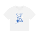 White Printed T-shirt Front