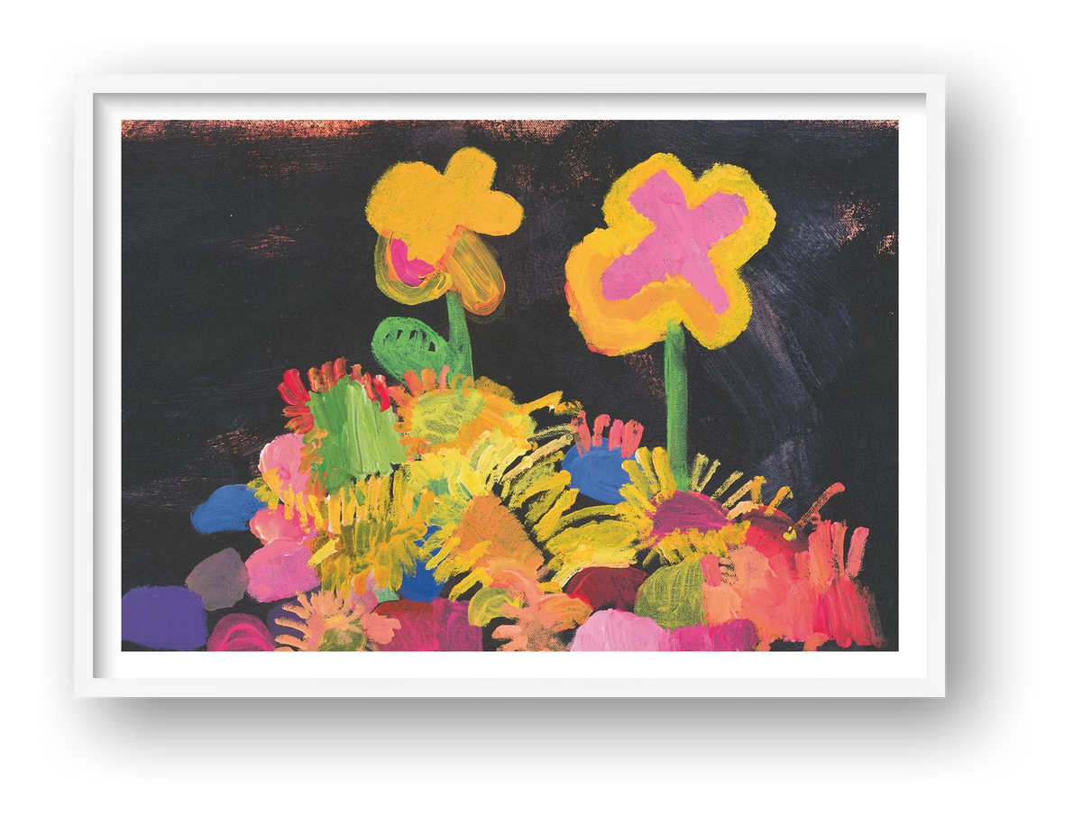Giclee Standing Proud by Mandy Lyne landscape A1 — framed