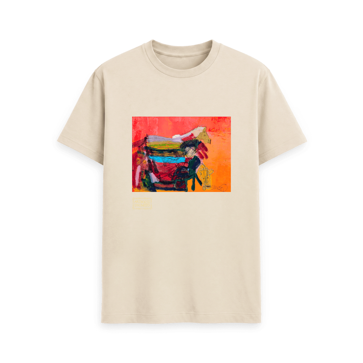Oat Printed T-shirt Front