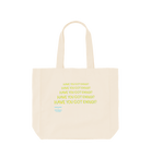 Natural Printed Bag Front