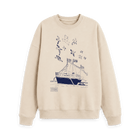 Oat Printed Sweater Front