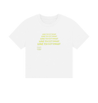 White Printed T-shirt Front
