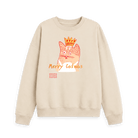 Oat Printed Sweater Front