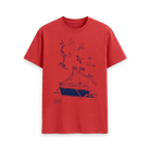 Red Printed T-shirt Front