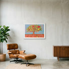 Colin's Tree for Life — 84×59cm, 33×23" White Frame
