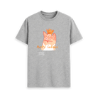 Athletic Grey Printed T-shirt Front