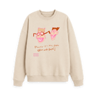 Oat Printed Sweater Front