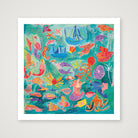 Giclee_mermaids 50x50 — 30×30cm, 12×12" Print only