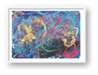 Giclee_nicky mason rainbow burp landscape A1 — framed