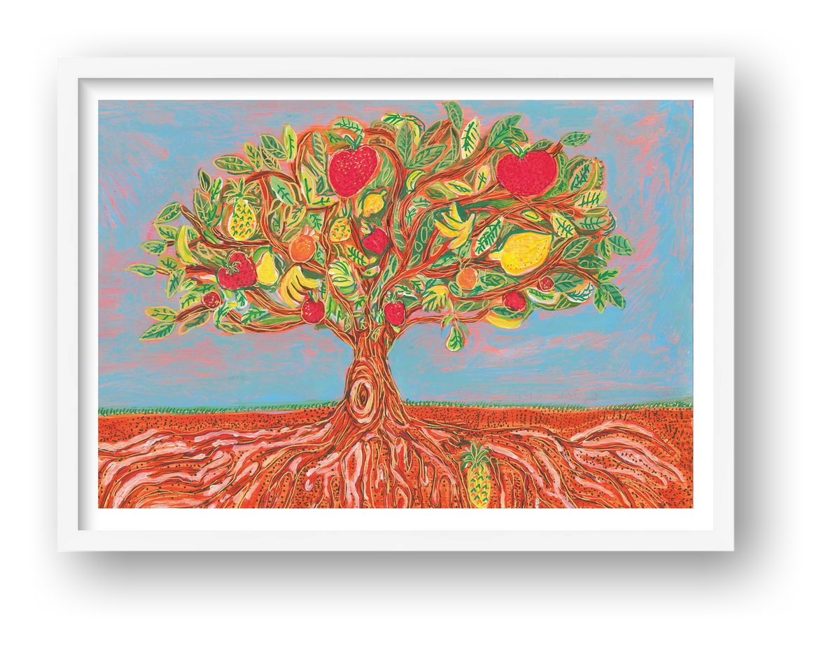 Colin's Tree for Life — framed
