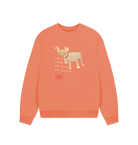 Apricot Printed Sweater Front