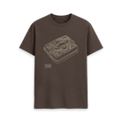 Chocolate Printed T-shirt Front