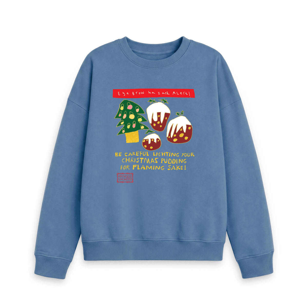 Solent Printed Sweater Front