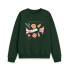 Evergreen Printed Sweater Front
