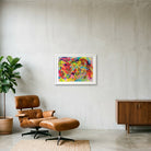 home to Somerset landscape A1 — 59×42cm, 23×17" White Frame