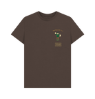 Chocolate Printed T-shirt Front