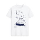 White Printed T-shirt Front