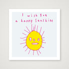 I wish you a happy sunshine 50 x 50 — 30×30cm, 12×12" Print only