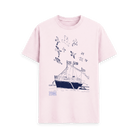 Pink Printed T-shirt Front