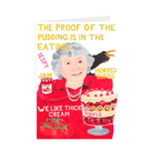 White Printed Greetings Cards Front