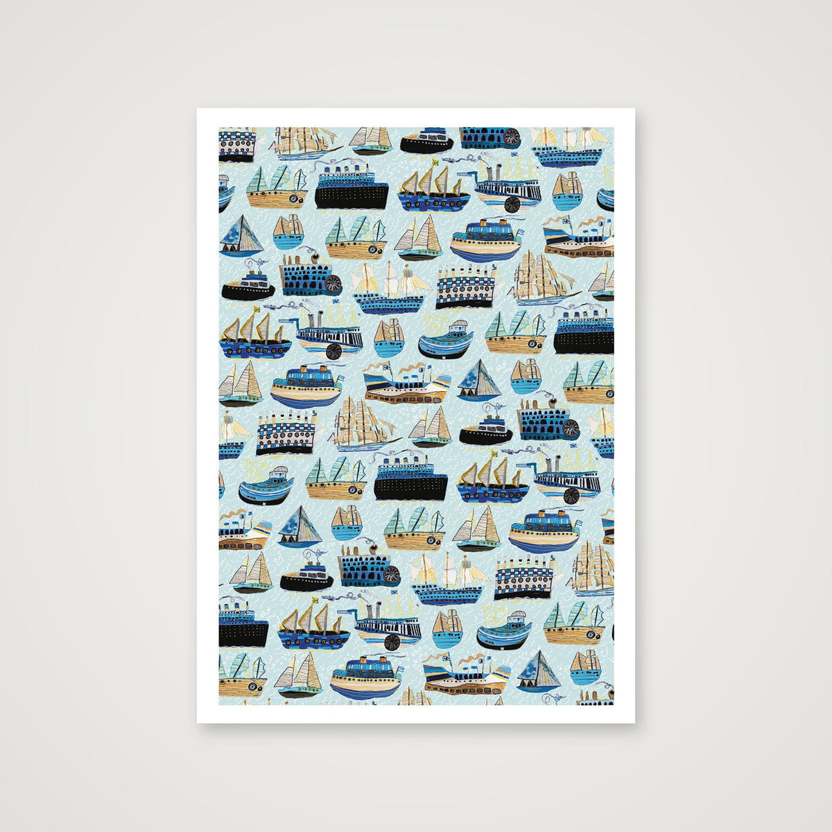 Giclee_shipahoy portrait A1 — 42×59cm, 17×23" Print only