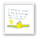 I don't go to church 50 x 50 — framed
