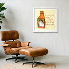 meds 50 x 50 — 40×40cm, 16×16" White Frame