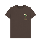 Chocolate Printed T-shirt Front