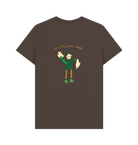 Chocolate Printed T-shirt Back