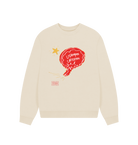 Oat Printed Sweater Front