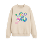Oat Printed Sweater Front