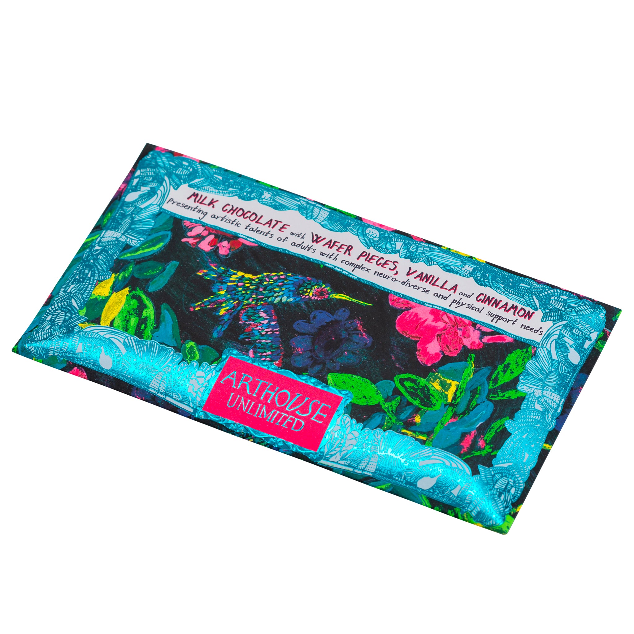Sweet Nectar, Milk Chocolate Bar with Wafer Pieces, Vanilla