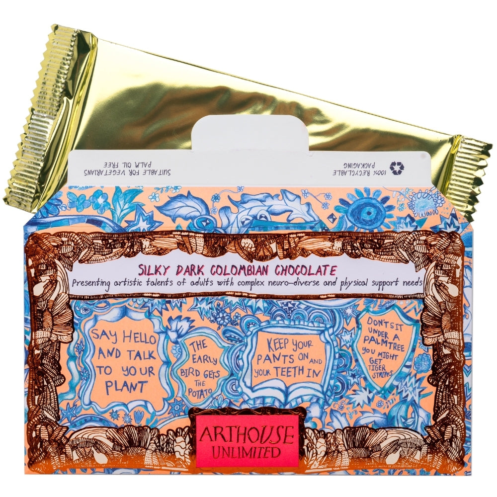Words of Wisdom, Silky Dark Colombian Chocolate Bar – ARTHOUSE