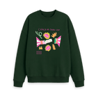 Evergreen Printed Sweater Front
