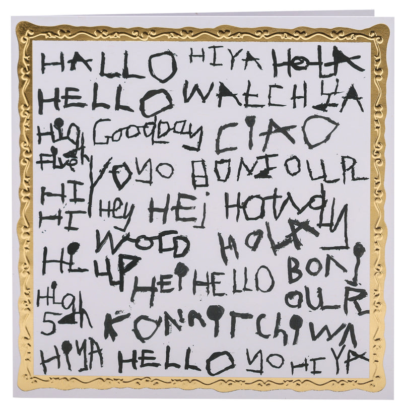 Hello, Hello, Greetings Card