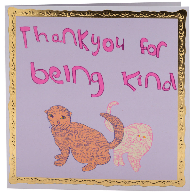 Thank You For Being Kind, Thank You Card