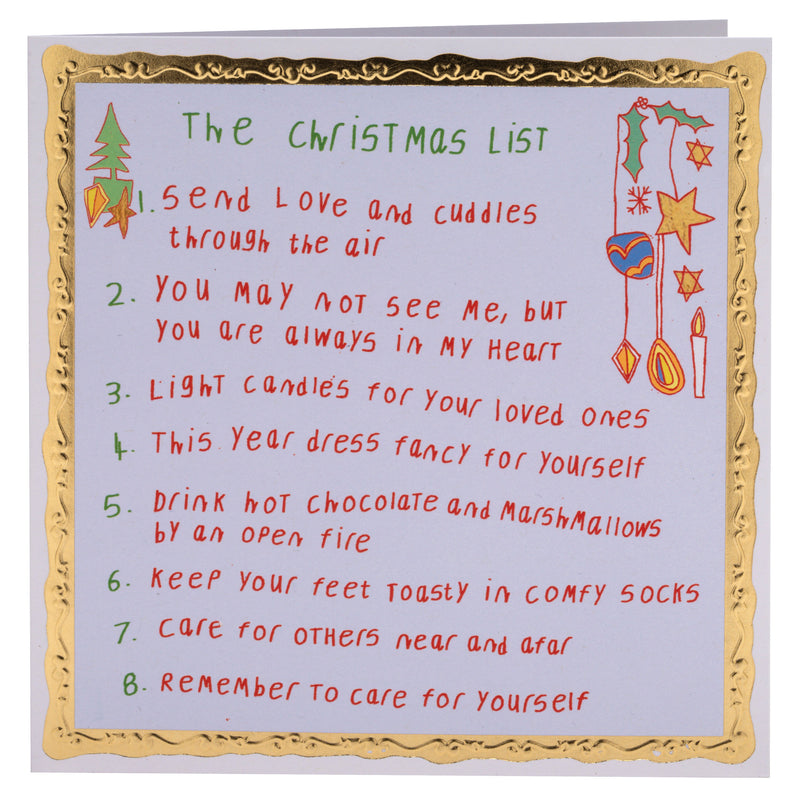 The Christmas List, Christmas Card