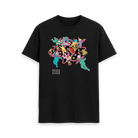 Black Printed T-shirt Front