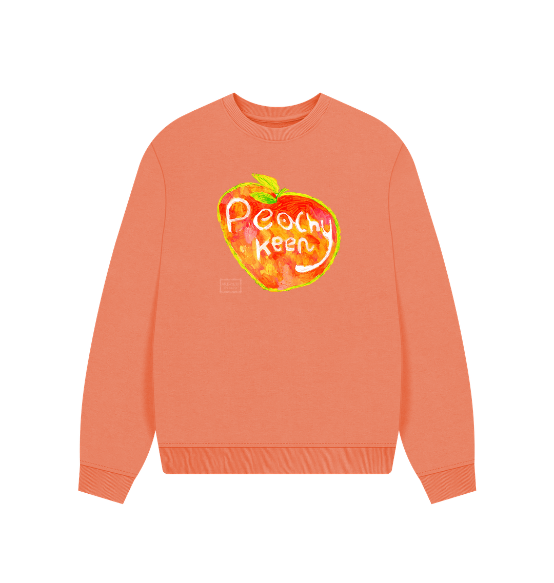 Apricot Printed Sweater
