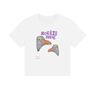 White Printed T-shirt Front