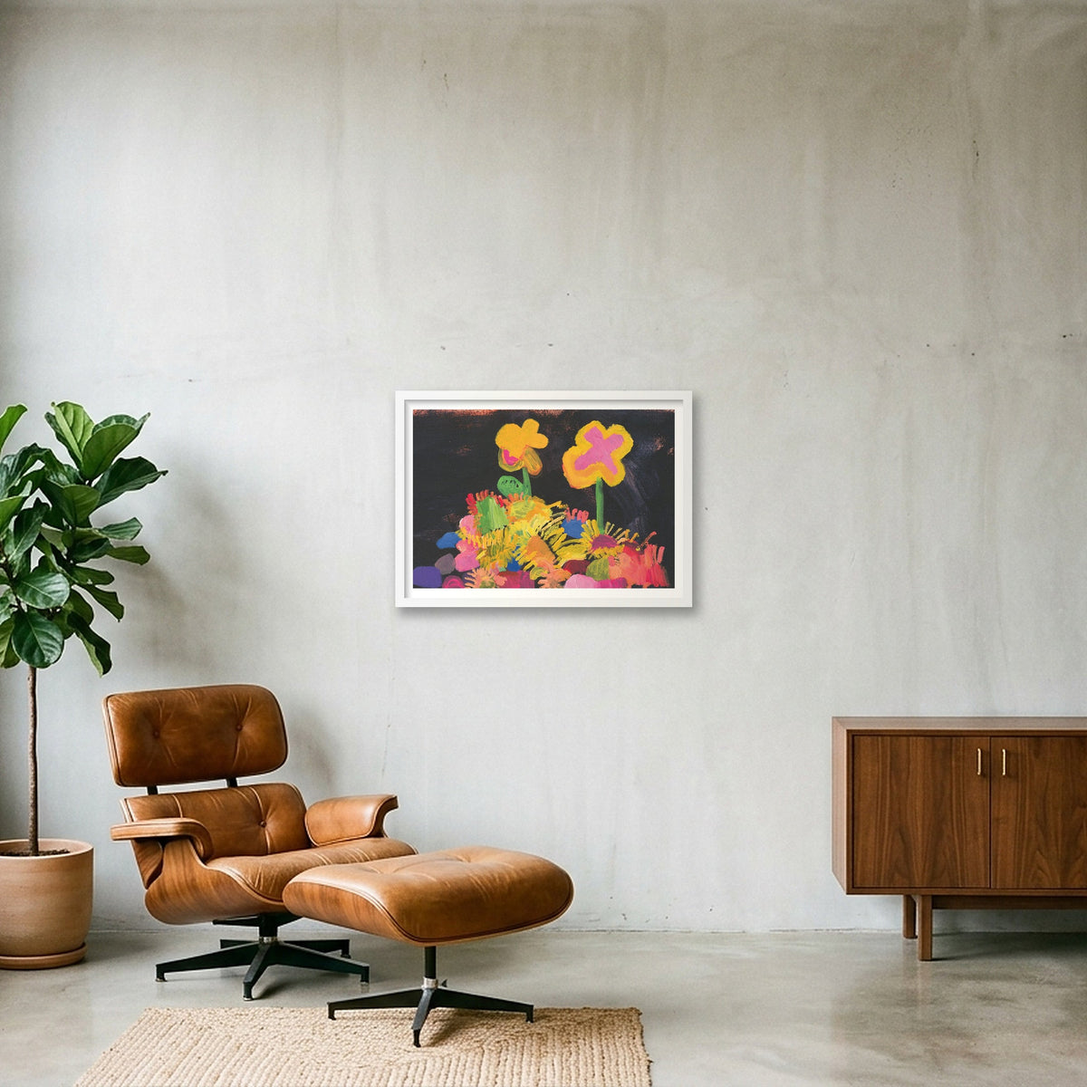 Giclee Standing Proud by Mandy Lyne landscape A1 — 59×42cm, 23×17" White Frame