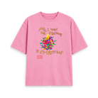 Rose Pink Printed T-shirt Front