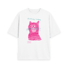 White Printed T-shirt Front