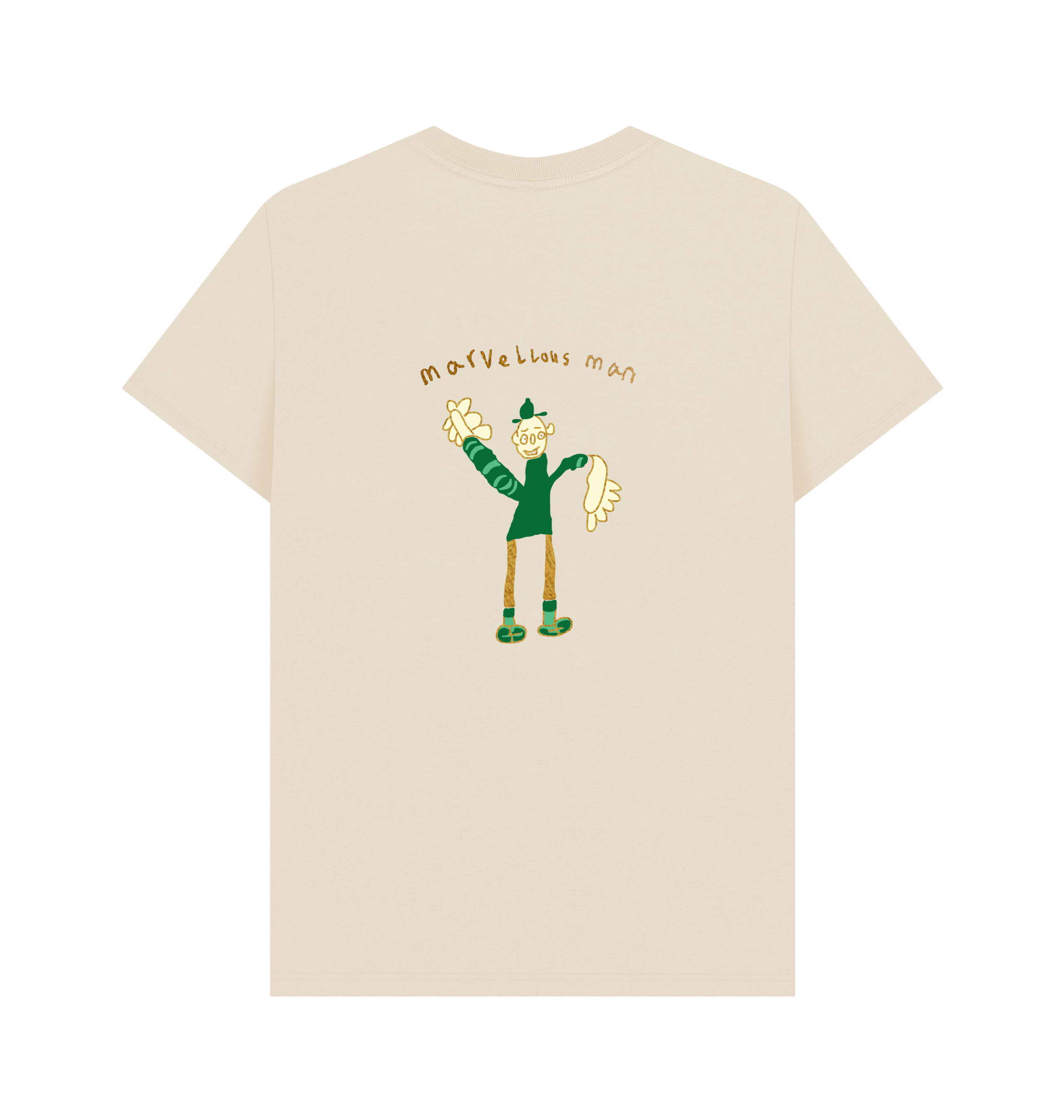 Oat Printed T-shirt Back