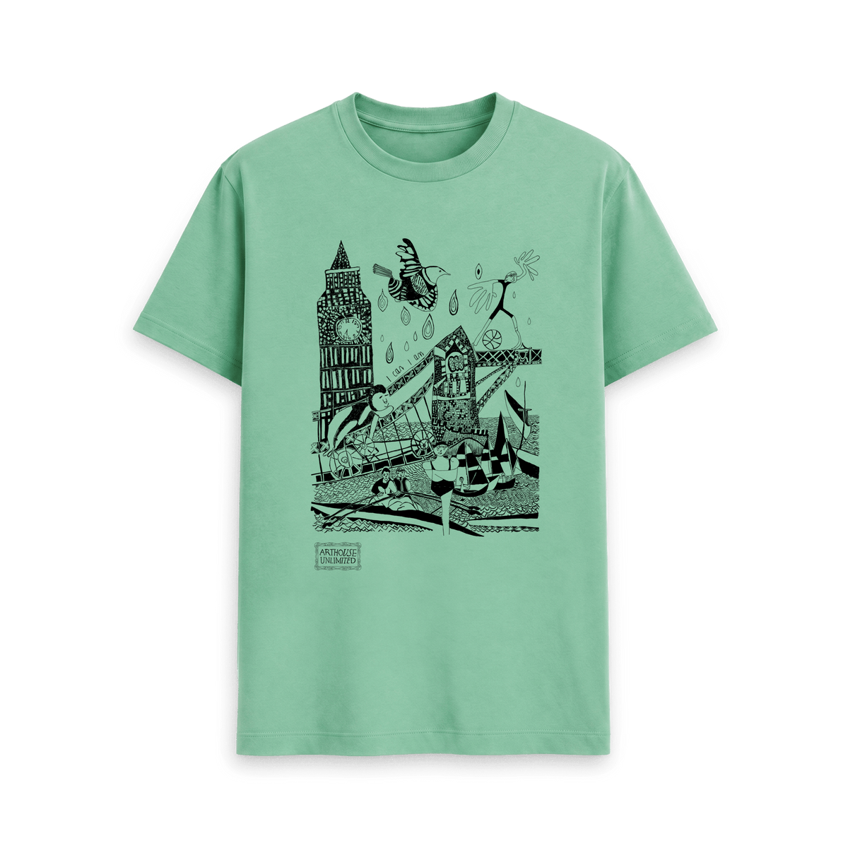 Peppermint Printed T-shirt Front